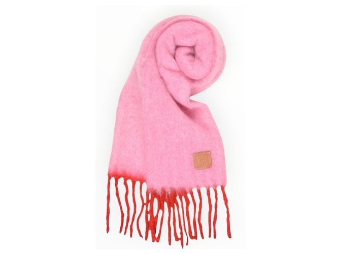 Loewe Wollschal rosa mit roten Fransen Pink - Ansicht 17