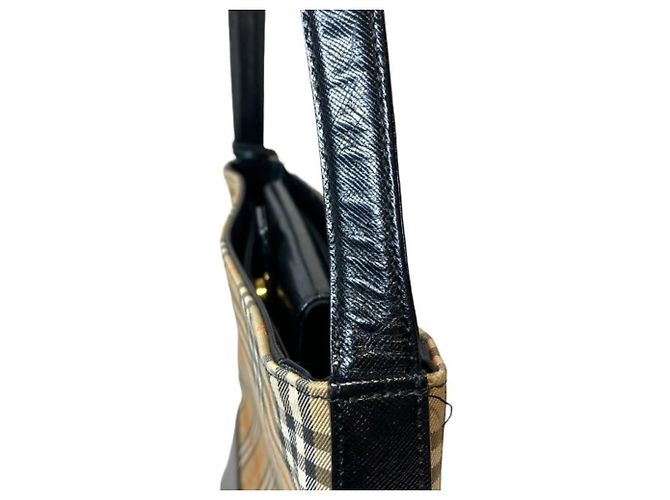 Sac à épaule Burberry Nova Check Shadow Horse pour femmes Beige - vue 8