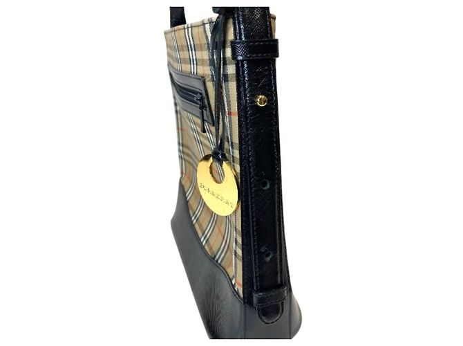 Sac à épaule Burberry Nova Check Shadow Horse pour femmes Beige - vue 9
