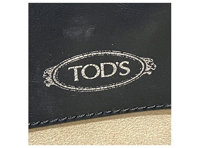 Borsa Tote Tod's Tusca Beige x Black Nero - vista 4