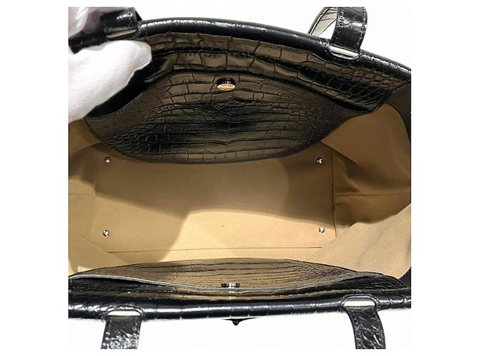 Borsa Tote Tod's Tusca Beige x Black Nero - vista 7