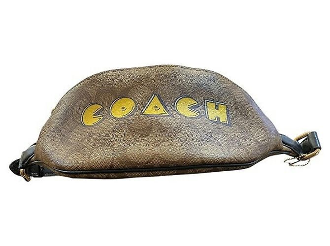 Borsello da vita Coach x Pac-Man Signature Marrone Nero - vista 3