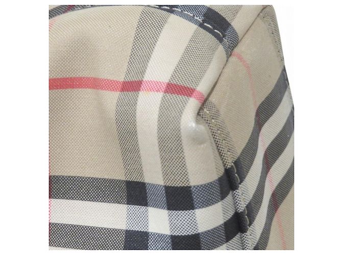 Borsa Tote Burberry Vintage Check 2-Way Archive Beige - vista 6