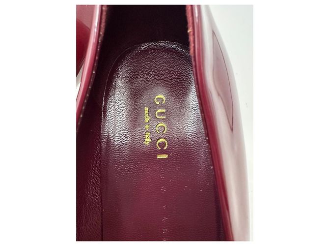 Gucci Lackleder Pumps bordeaux - Ansicht 7