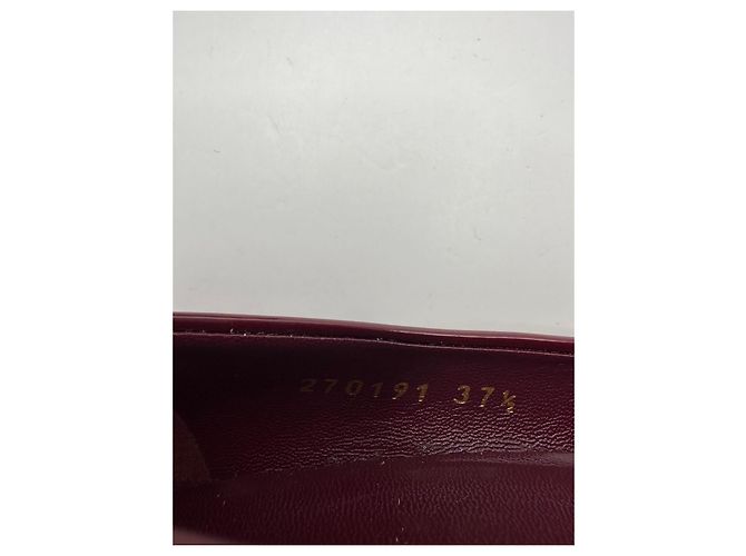 Gucci Lackleder Pumps bordeaux - Ansicht 8