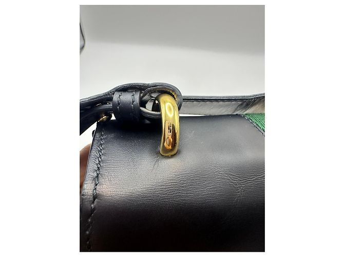 Borsa a tracolla Gucci Sylvie in pelle Nero - vista 11