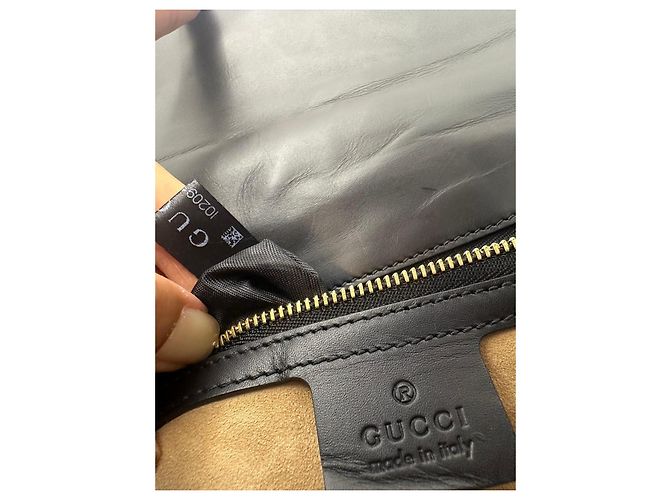 Borsa a tracolla Gucci Sylvie in pelle Nero - vista 17