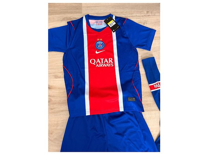Nike Ensemble Football PSG Enfant Blanc Rouge Bleu - vue 2