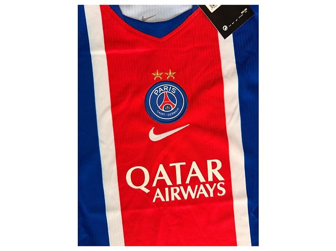 Nike Ensemble Football PSG Enfant Blanc Rouge Bleu - vue 5