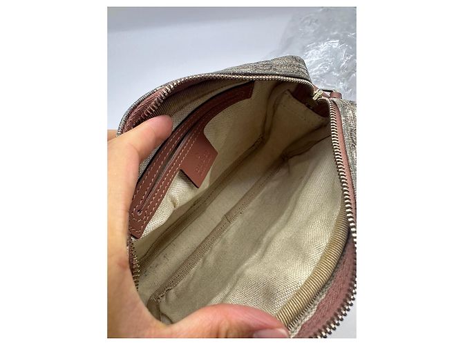 Borsa a tracolla Gucci GG Supreme Star Print Marrone Rosa - vista 11