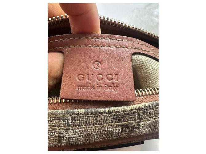 Borsa a tracolla Gucci GG Supreme Star Print Marrone Rosa - vista 12