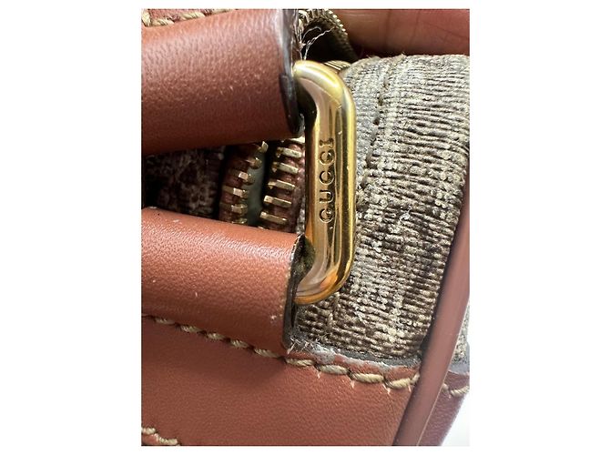 Borsa a tracolla Gucci GG Supreme Star Print Marrone Rosa - vista 14