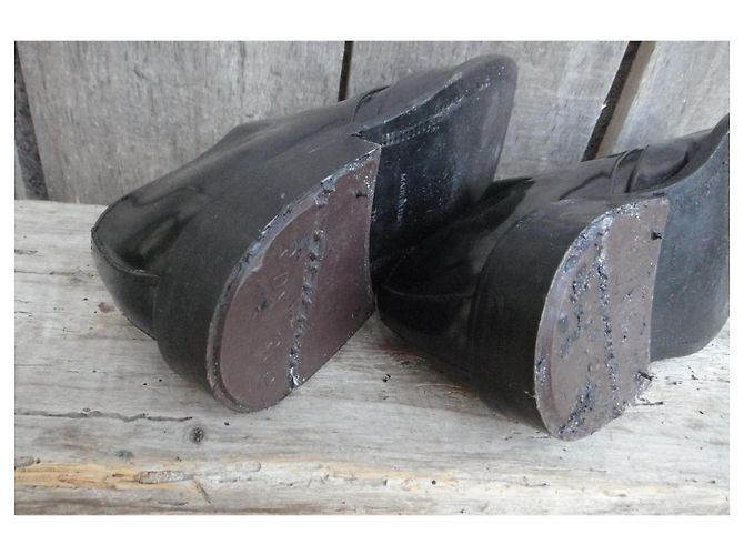 Hugo Boss Niagara Scarpe in Pelle Verniciata Nera Nero - vista 9