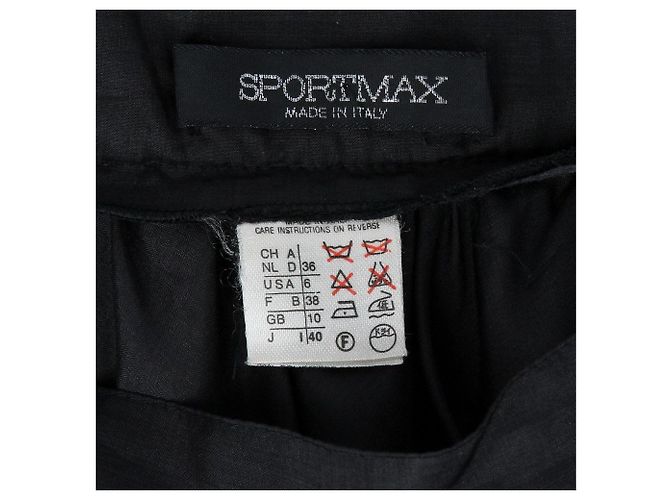Sportmax Gonna anni '90 Nero - vista 5