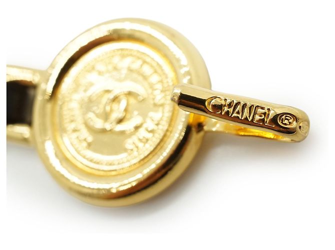 Chanel Vintage Gold Metal CC 31 Rue Cambon Medaillon Kettenbelt Golden - Ansicht 5