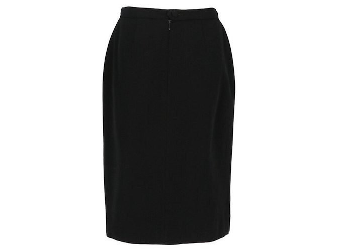 Karl Lagerfeld Gonna anni '90 Nero - vista 3