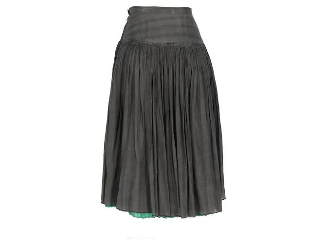 Autre Marque Livio De Simone Gonna anni '70 Grigio - vista 3