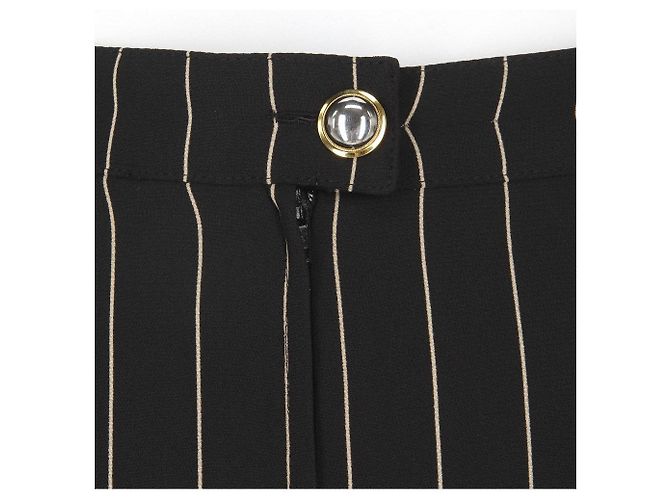Max Mara Saia anos 90 Preto - vista 4