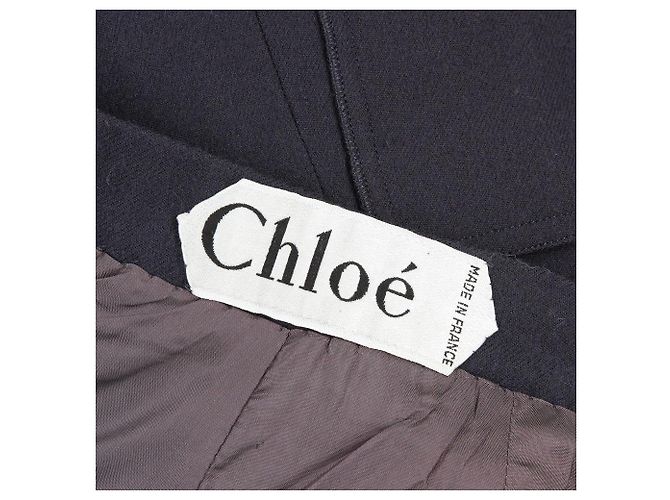 Saia de lã Chloé Roxa Roxo - vista 6