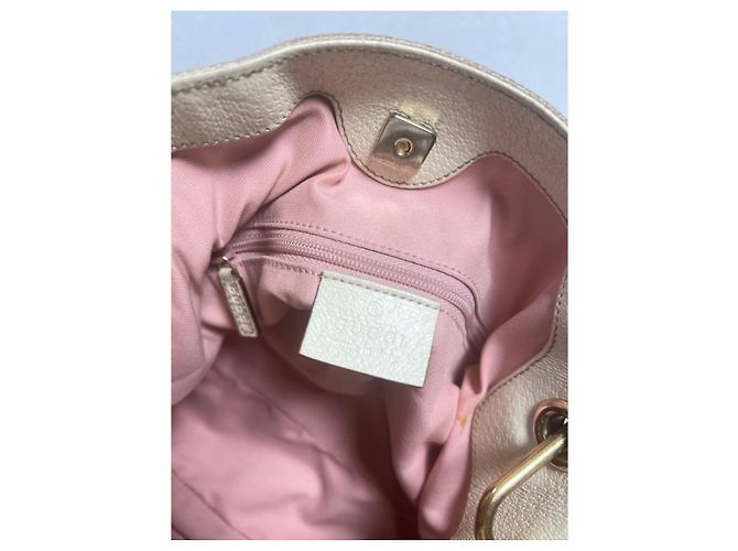 Gucci Éclipse Handtasche GG Monogramm Canvas - Rosa Pink Weiß - Ansicht 10