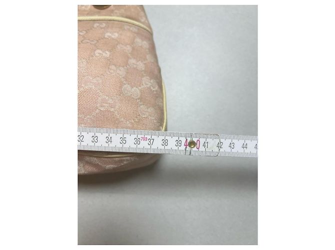 Gucci Éclipse Handtasche GG Monogramm Canvas - Rosa Pink Weiß - Ansicht 14