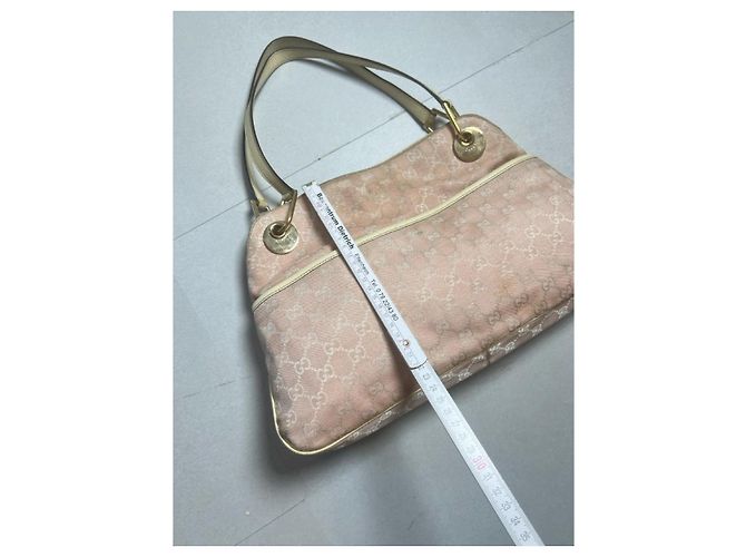 Gucci Éclipse Handtasche GG Monogramm Canvas - Rosa Pink Weiß - Ansicht 15