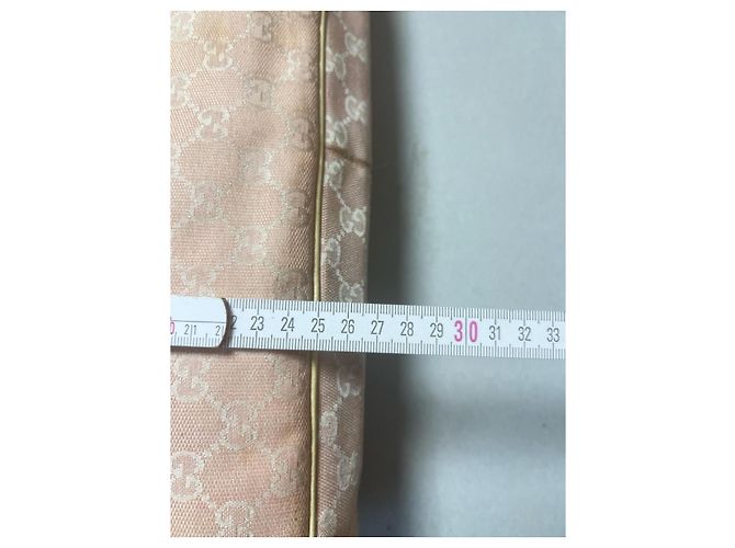Gucci Éclipse Handtasche GG Monogramm Canvas - Rosa Pink Weiß - Ansicht 16