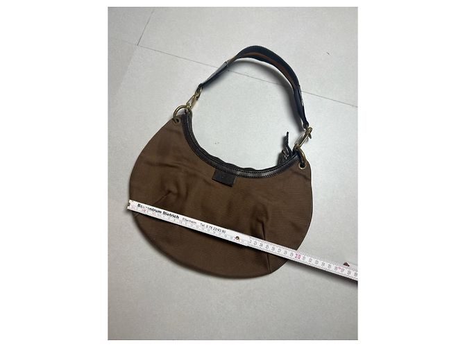 Borsa a tracolla Gucci Half Moon Hobo marrone - vista 11
