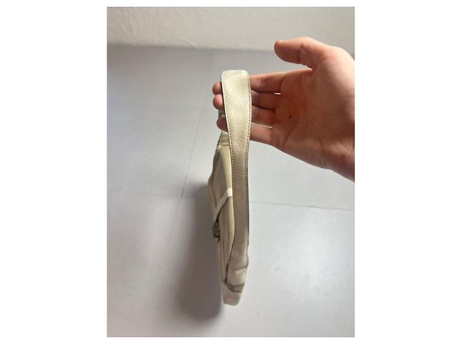 Borsa Gucci Jackie in tela e pelle beige/écru Bianco - vista 5