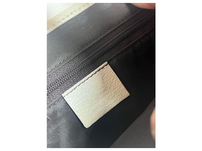 Borsa Gucci Jackie in tela e pelle beige/écru Bianco - vista 8