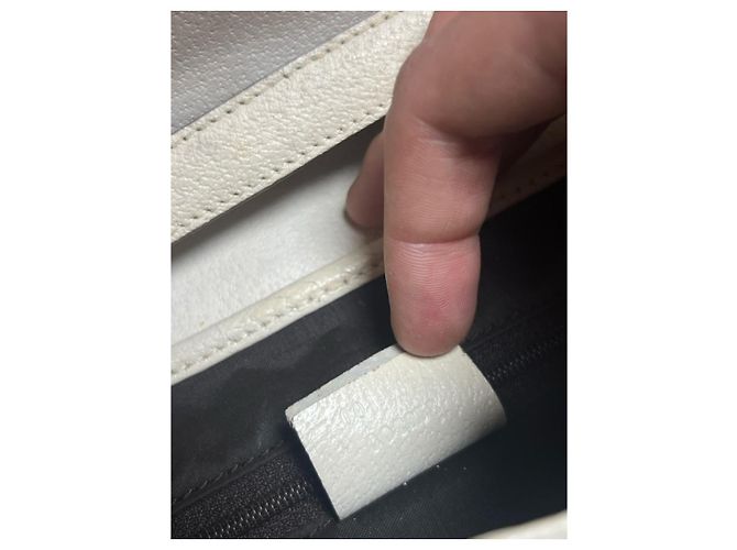 Borsa Gucci Jackie in tela e pelle beige/écru Bianco - vista 9