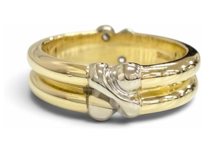 Autre Marque Anillo Tiffany Signature en oro blanco y amarillo Dorado - vista 4