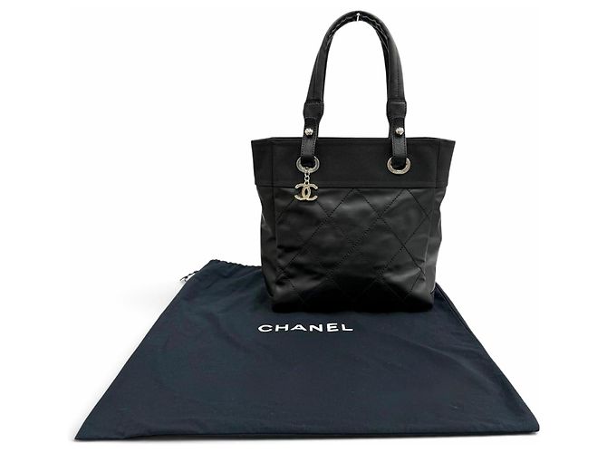 Borsa Tote Chanel Paris Biarritz PM Nero - vista 2