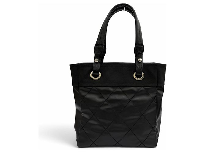 Borsa Tote Chanel Paris Biarritz PM Nero - vista 3