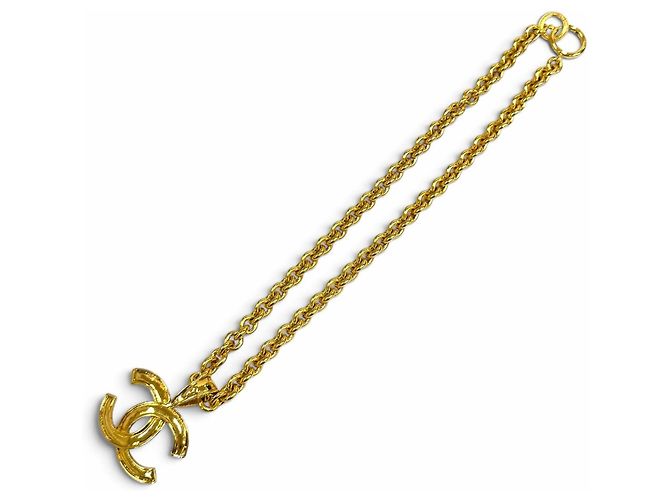 Collana a catena Chanel Vintage 94P Coco Mark D'oro - vista 4