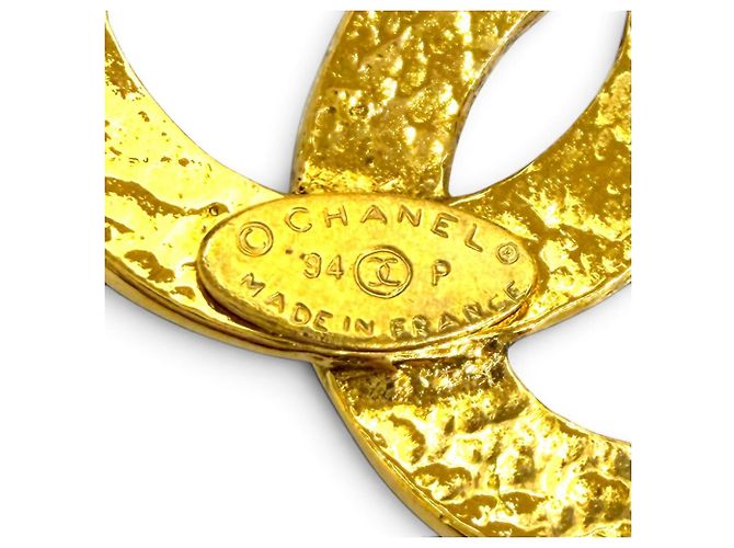 Collana a catena Chanel Vintage 94P Coco Mark D'oro - vista 7