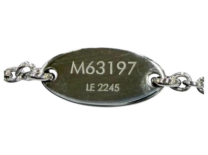 Collar Louis Vuitton 2025 Essential V Plata - vista 8