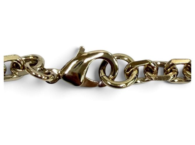Chanel B22S Coco Mark Parfümflaschen-Locket-Anhänger Halskette Weiß Golden - Ansicht 9