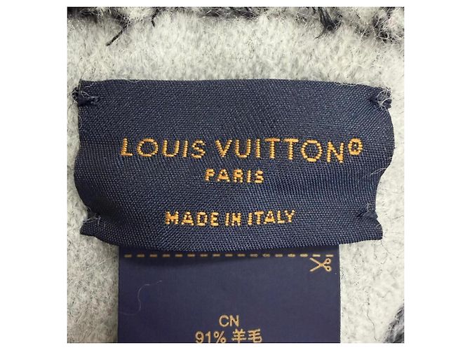 Sciarpa con frange Monogram Shine Louis Vuitton Nero - vista 7