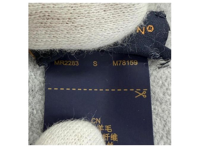 Sciarpa con frange Monogram Shine Louis Vuitton Nero - vista 8