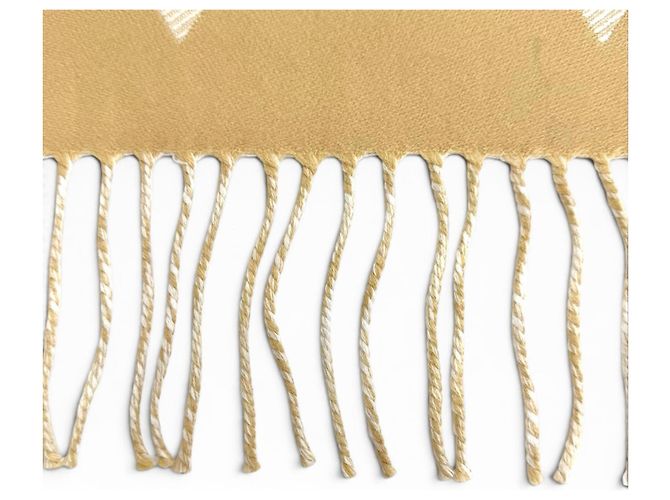 Estola Essential de lana Monogram Louis Vuitton Beige - vista 6