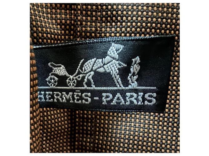 Hermès Borsa a tracolla HERMES Herline Bassas PM Marrone - vista 10