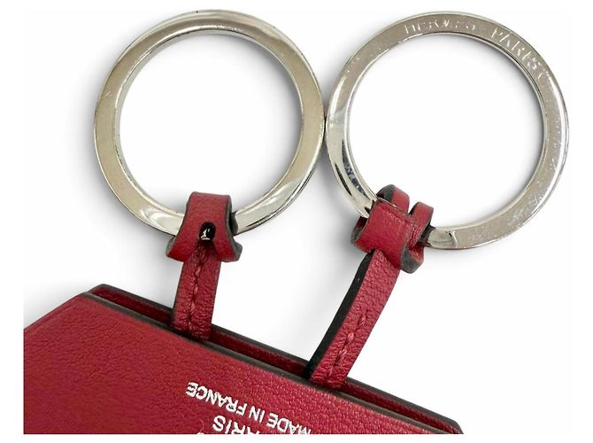 Hermès Collana Clochette in pelle Bordeaux Hermes Bordò - vista 7