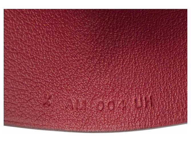 Hermès Collana Clochette in pelle Bordeaux Hermes Bordò - vista 9