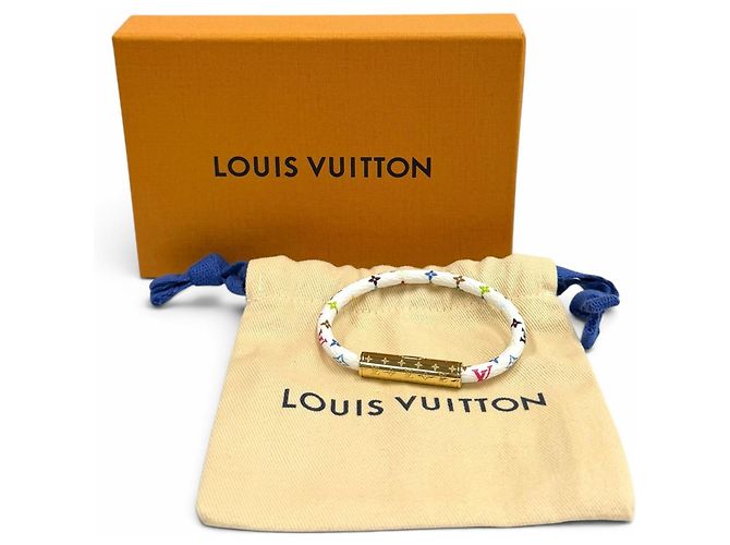 Louis Vuitton Multicolor Leder-Charm-Armband Mehrfarben - Ansicht 2
