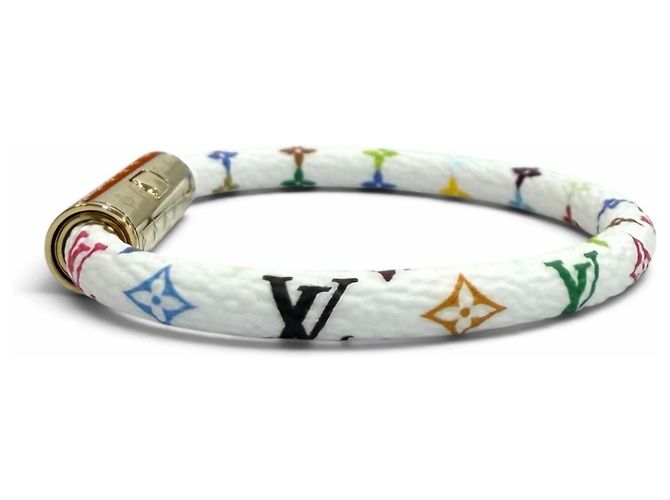 Louis Vuitton Multicolor Leder-Charm-Armband Mehrfarben - Ansicht 3