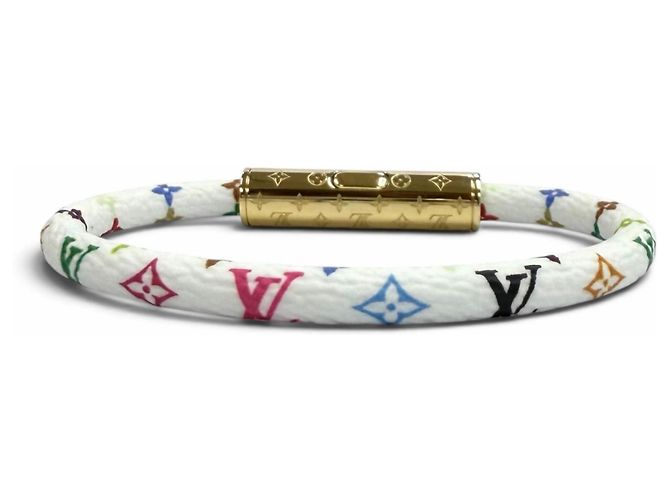 Louis Vuitton Multicolor Leder-Charm-Armband Mehrfarben - Ansicht 4