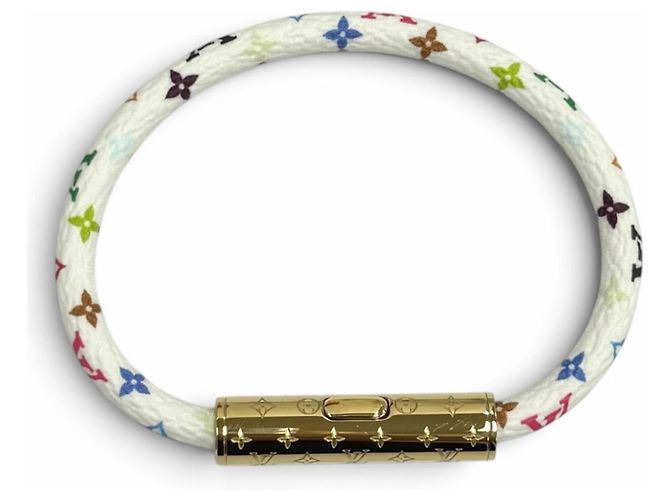 Louis Vuitton Multicolor Leder-Charm-Armband Mehrfarben - Ansicht 5