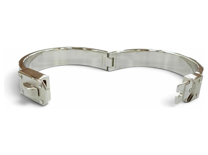Hermès Pulsera Kelly Charm HERMES Negro Plata - vista 5