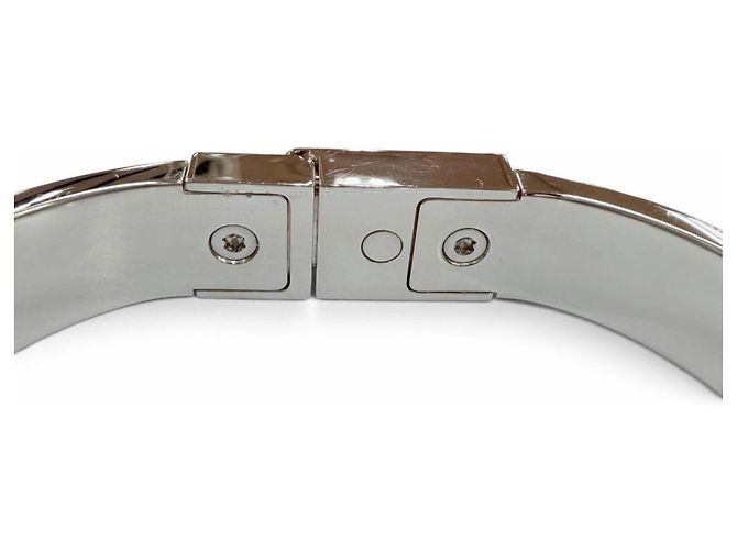 Hermès Pulsera Kelly Charm HERMES Negro Plata - vista 7